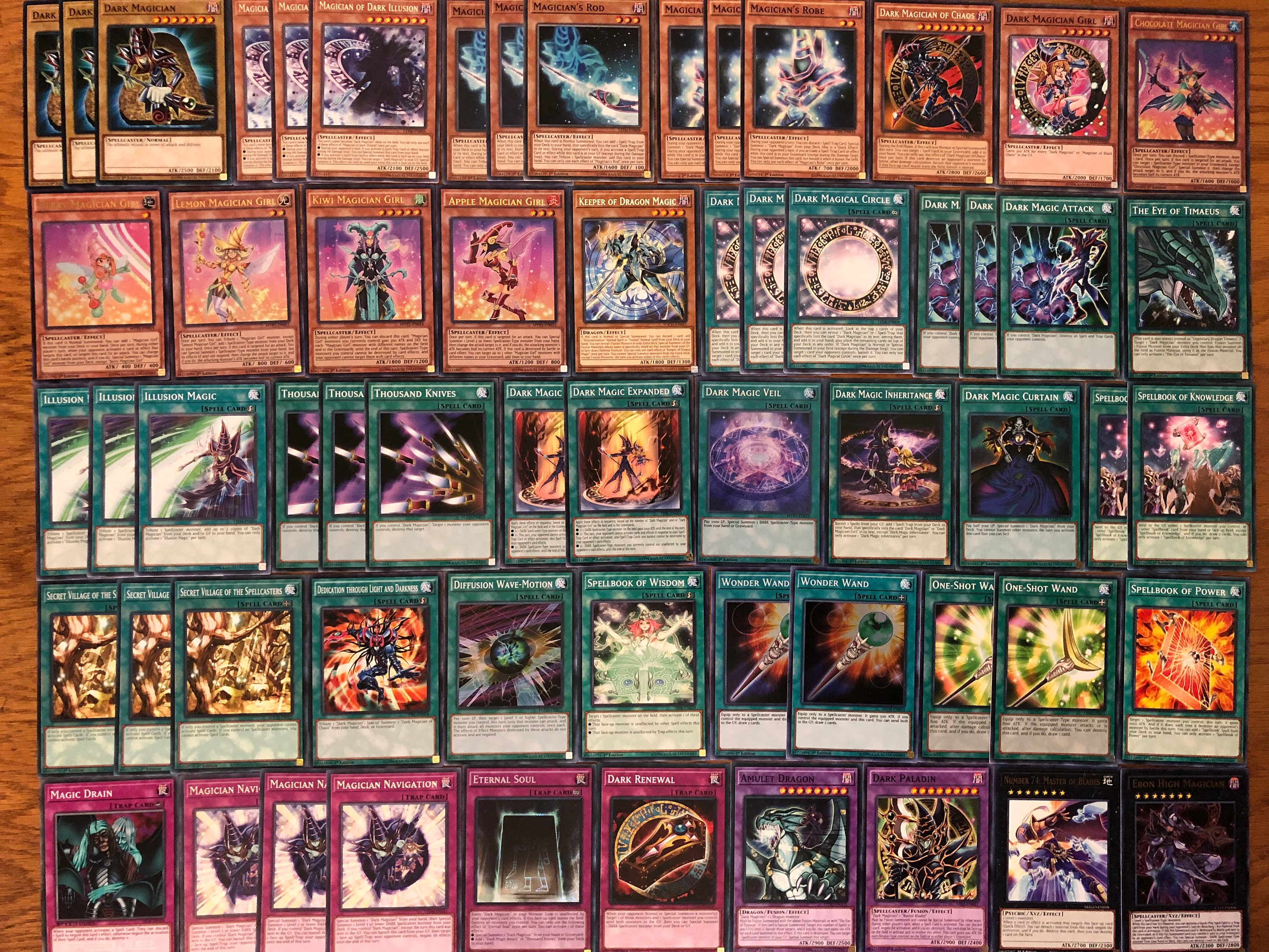 Yugioh Custom Dark Magician Deck Etsy