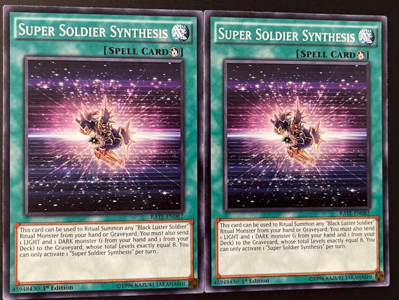 yugioh black luster soldier super soldier deck Yu-Gi-Oh! - - (DOCS-EN042) - Dimension of Chaos - 1st Edition A single individual card from the Yu Black Luster Soldier - Super
