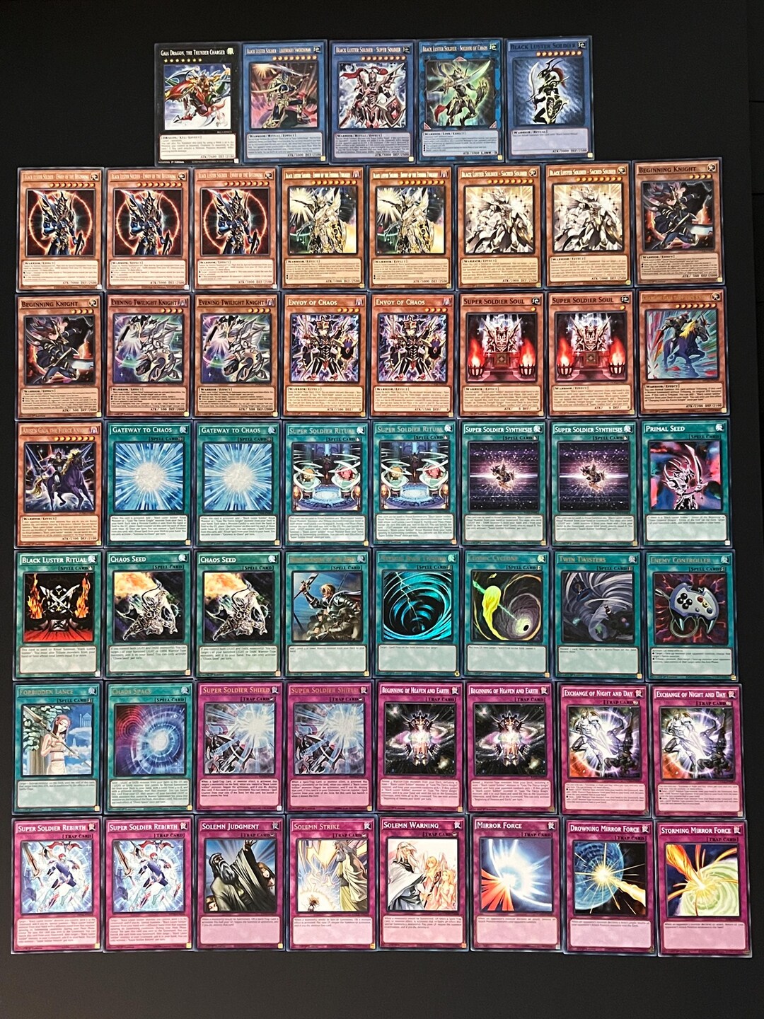 yugioh envoy deck Complete Custom for  Goat Format Structure Deck  Classic Competitive Build Retro : Toys & Games trading and collectible card game (TCG/CCG) black luster soldier yugioh deck