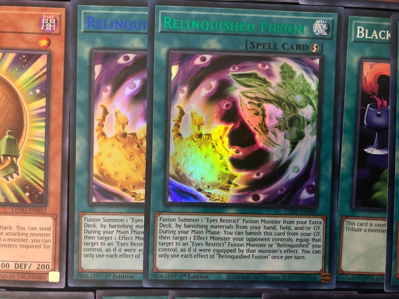 Yugioh Custom Relinquished Deck Etsy