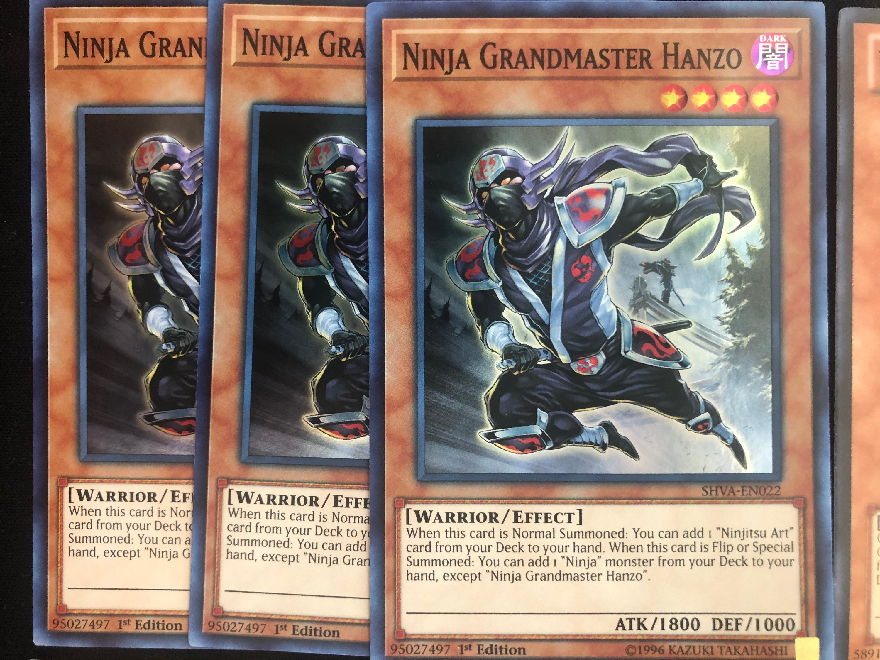 Yugioh Ninja Deck Hanzo Ninjitsu Etsy