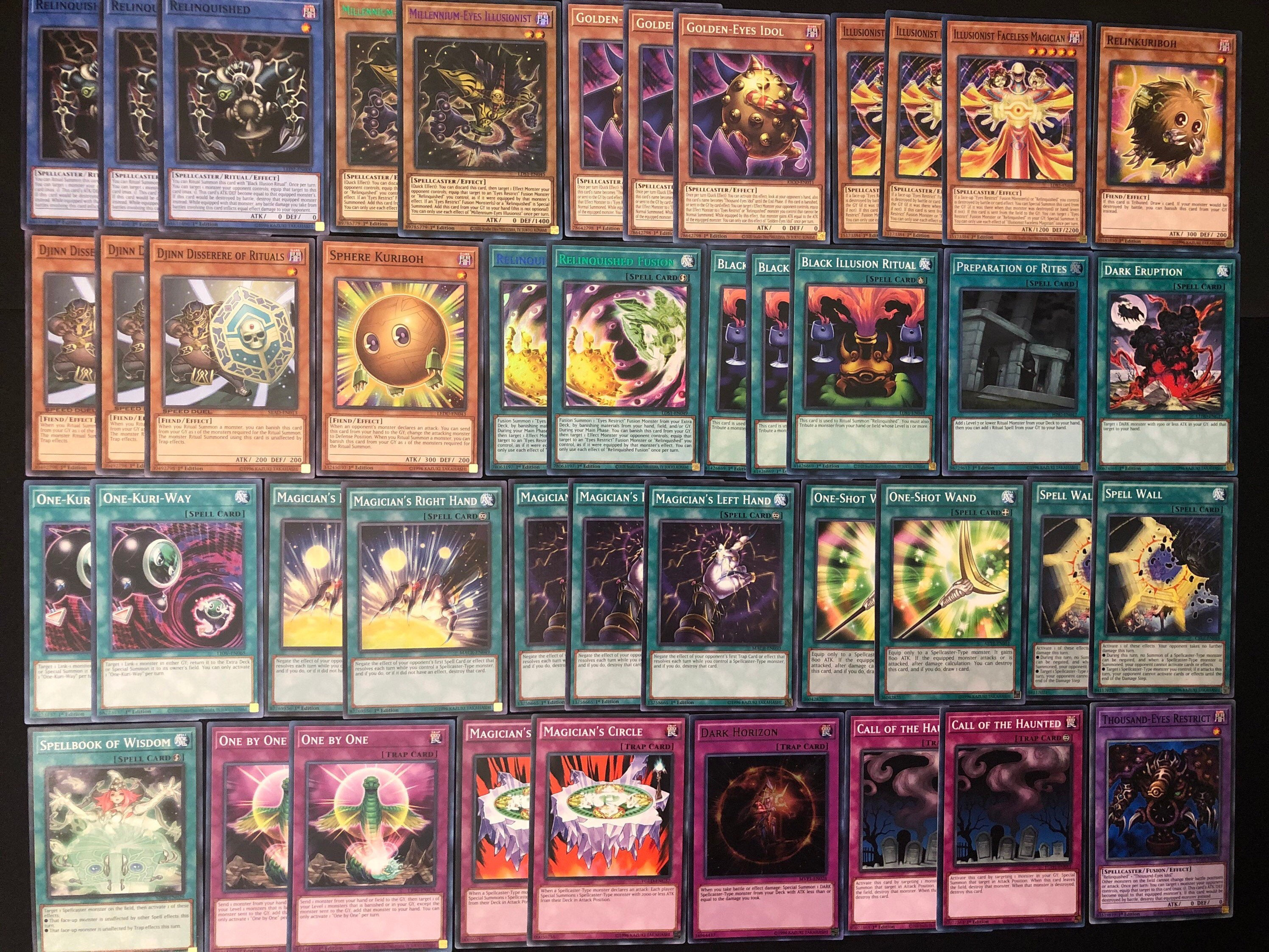 Yugioh Custom Relinquished Deck Etsy