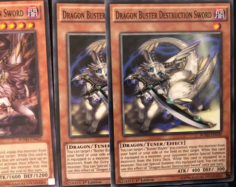 Yugioh Buster Blader Deck- Swordmaster- Wizard- Robot- Dragon Buster Mirror  Force - Etsy Denmark