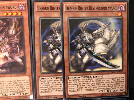 Yugioh Buster Blader Deck- Swordmaster- Wizard- Robot- Dragon Buster Mirror  Force - Etsy Denmark