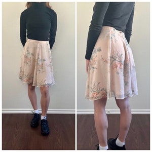 Flowy Mini Skirt Etsy Canada