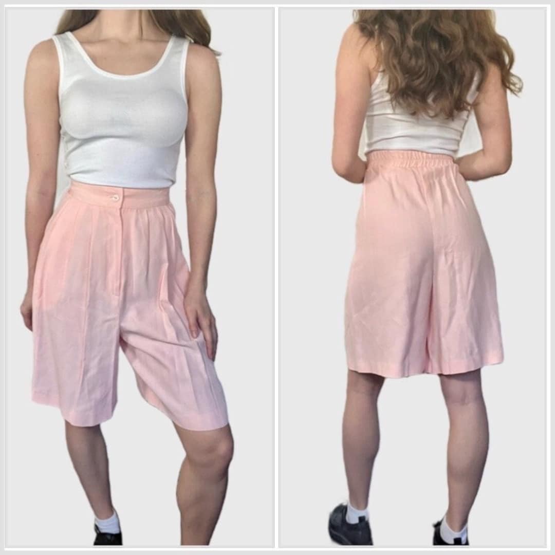Vintage 00’s pink Hamptons mini shorts