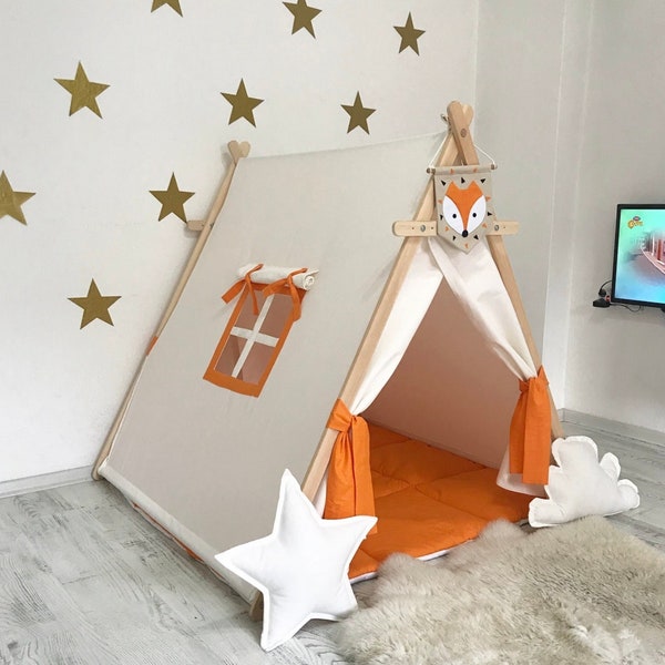 Kids tent, tent for kids, toddler tent, teepee tent, teepee for children, playhouse, wigwam, teepees for kids, tipi zelt kinder