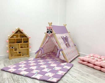 Kids Teepees, Doll Tent, Kids Play Tent, Experience The Joy Of Playtime With This Beautifully Crafted Children's Tent