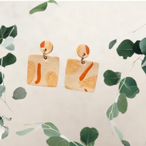 Polymer Clay Earrings/ Handmade Earrings/ Handcrafted Jewlery