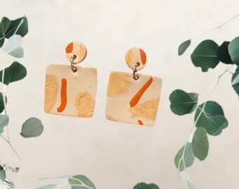 Polymer Clay Earrings/ Handmade Earrings/ Handcrafted Jewlery