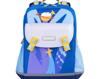 Mochila escolar SP102P - Galaxy Angel - Azul