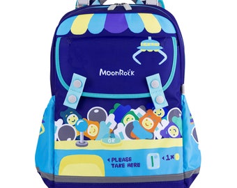 Mochila escolar SS100P - Arráñame si puedes - Azul