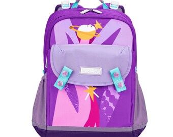 Mochila escolar SP102P - Galaxy Angel - Púrpura