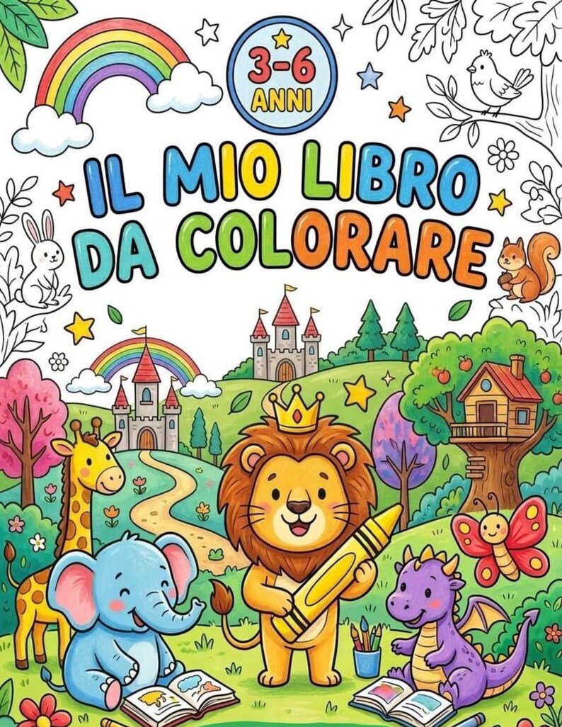Libro para colorear para niños de 3 a 6 años - 26 páginas imprimibles ...