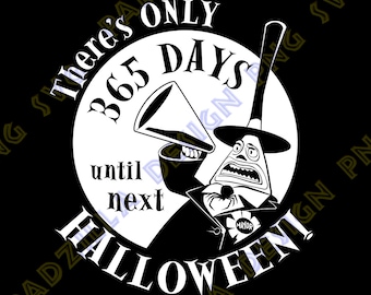 365 Days to Halloween  SVG/PNG