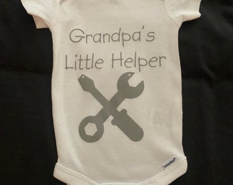 Grandpa’s Little Helper Onesie