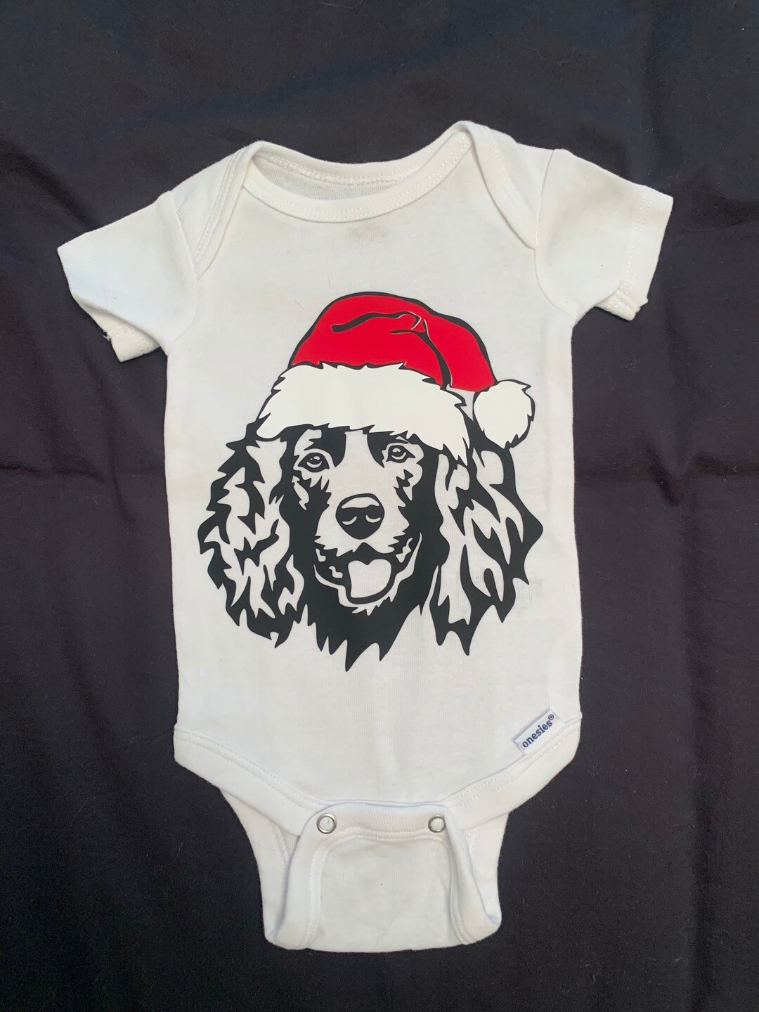 Boykin Spaniel Santa Onesie Etsy