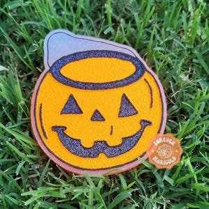 Jack-O&#39;-Lantern Car Freshie | Halloween Car Air Freshener