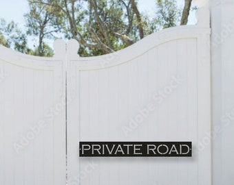 Señal de tráfico privada de estilo moderno/señal de metal/señal para exteriores