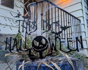 Halloween Metal Sign | Halloween Decor| Metal Sign | Holiday Decor | Outdoor Signs | Pumpkin