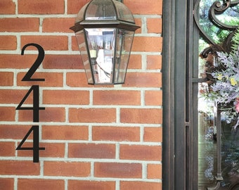 Números de casas de metal / Números de casas individuales / Números de direcciones modernos /