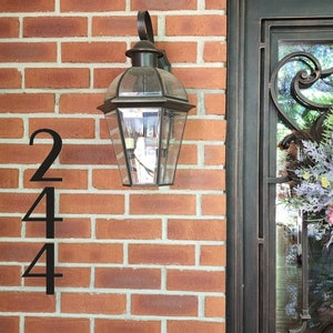 Metal House Numbers | Individual House Numbers | Modern Address Numbers |