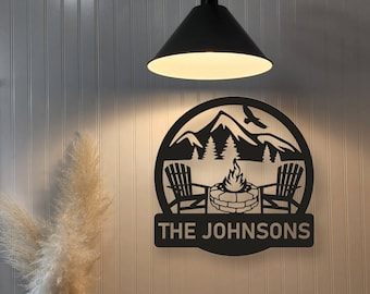 Fire Pit Sign | Metal Sign | Patio Sign| Outdoor Décor