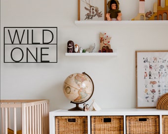 Wild One Metal Sign | Kid Room Decor. | WILD ONE | Baby's Room | Baby Gift | Baby Shower