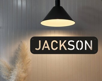 Personalized Metal Sign, Custom Metal Sign, Metal Signs Personalized, Outdoor Signs, Family Name Sign Metal, Last Name Metal Sign