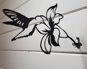 Hummingbird Yard Art | Bird Decor | Yard Art | Metal Hummingbird