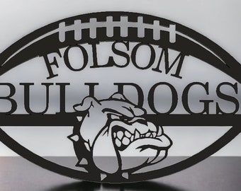 Bulldog Folsom / Signo de metal /Idea de regalo/