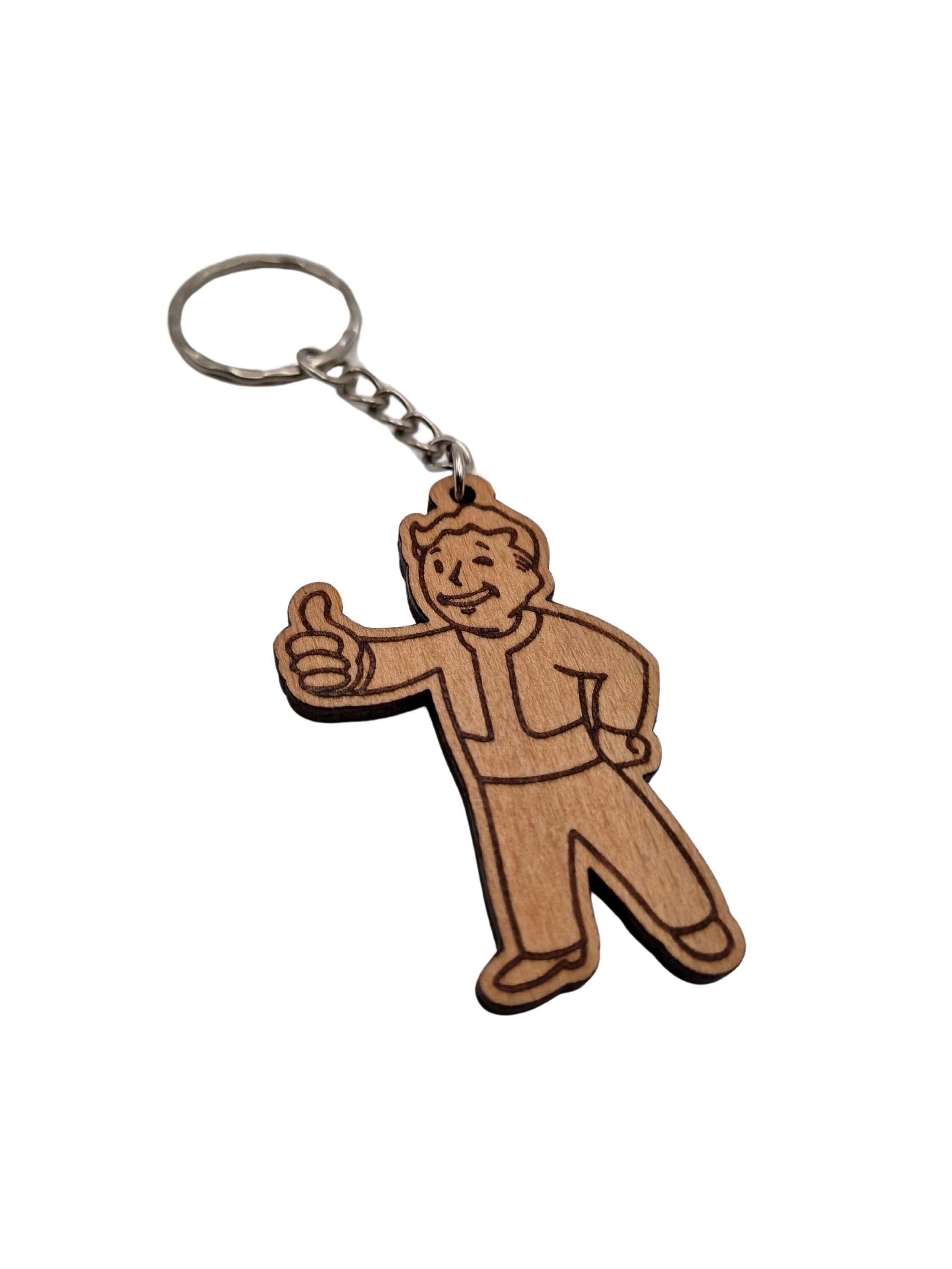 Fallout Vault Boy Pip Boy Keyring, Fallout Game, Nuka-cola, Pip Boy ...