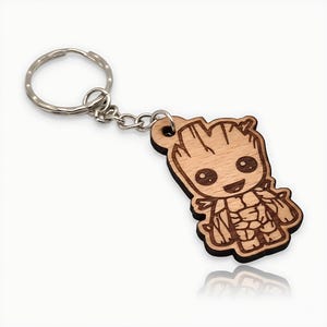 Handmade Baby Groot Keyring | Guardians of the Galaxy Accessory
