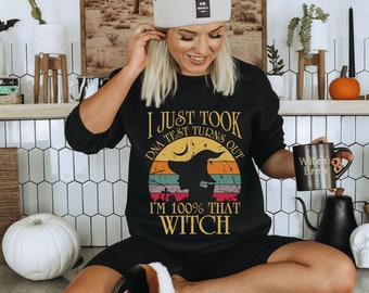 100% That Witch Sweatshirt  |  Witch DNA Sweatshirt, Witch Sweater, Autumn Fall Sweatshirt