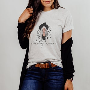 Witchy Woman T-Shirt  |  Witch Shirt, Halloween Shirt, Witchy Aesthetic Tee, Mystical Shirt, Samhain T-Shirt