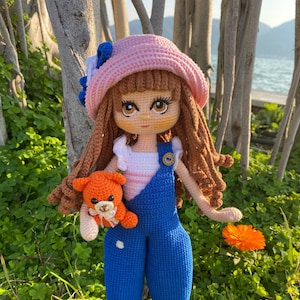 Crochet Doll, Handmade Amigurumi Doll, Crochet Doll for Sale, Amigurumi Finished Doll, Stuffed Doll, Birthday Gift