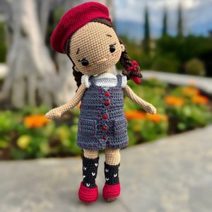 Amigurumi Crochet Doll, Handmade Amigurumi Doll, Crochet Doll for Sale, Stuffed Doll, 1 Year Doll
