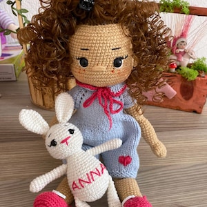 Personalized Crochet Doll, Amigurumi Doll For Sale, Handmade Amigurumi Dolls, Crochet Doll Finished, Waldorf inspired Doll