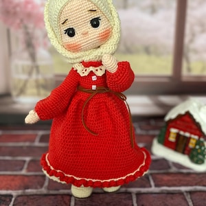 Crochet Hijab Doll, Crochet Muslim Doll, Handmade Amigurumi Hijap Doll, Doll for Sale, Eid Gifts For Kids,  Ramadan Gift, Islamic Toys