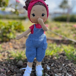 Ms. Rachel - Songs for Littles, Crochet Ms. Rachel, Amigurumi Doll, Amigurumi Ms. Rachel, Amigurumi Doll for Sale, Crochet Doll Finished