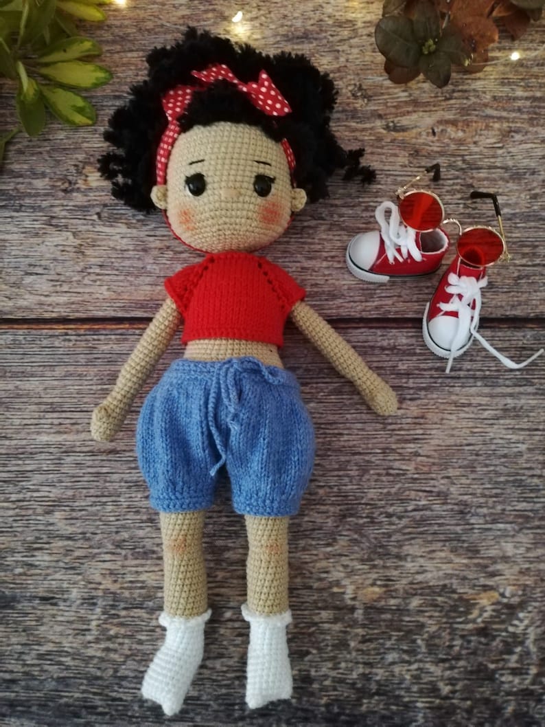 Crochet Doll Personalized, Amigurumi Princess Doll, Dolls For Sale, Stuffed Doll, Handmade Doll, Amigurumi Doll Finished image 8