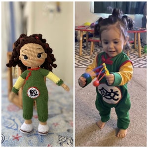 Personalized Doll, Custom Doll, Look Alike Doll, Similar Doll, Handmade Amigurumi Doll, Mothers Day Gift for Daughter