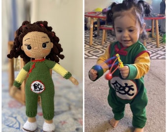 Personalized Doll, Custom Doll, Look Alike Doll, Similar Doll, Handmade Amigurumi Doll, Mothers Day Gift for Daughter