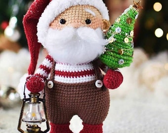 Unique Crochet Handmade Santa Claus, Amigurumi Santa Claus, Handmade Stuffed Doll,  Christmas Gift