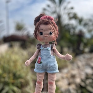 Crochet Doll for Sale, Handmade Amigurumi Finished Doll, Stuffed Doll