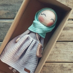 Crochet Palestine Doll, Hijab Doll, Amigurumi Muslim Doll, Crochet Amigurumi Doll For Sale, Ramadan gift, Muslim Gift,