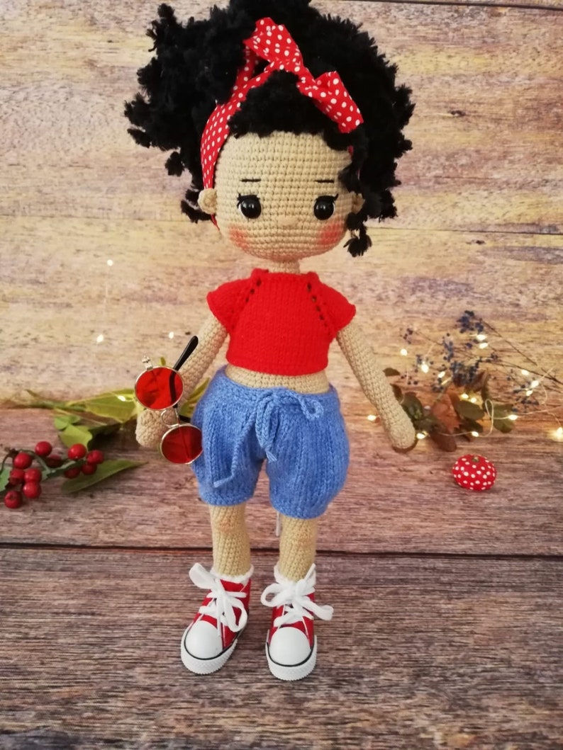 Crochet Doll Personalized, Amigurumi Princess Doll, Dolls For Sale, Stuffed Doll, Handmade Doll, Amigurumi Doll Finished image 2