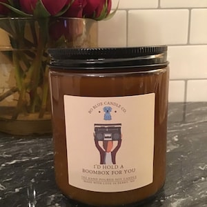 I’d Hold a Boom Box For You, cinnamon red hot scented soy candle
