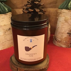 7oz Soy Scented Candle sweet tobacco scent