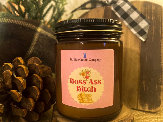 Boss Bitch® - Woodwick Candle – BADWAX®